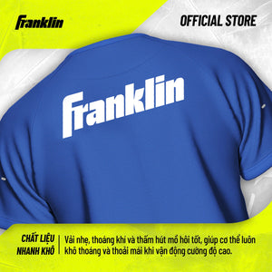 Áo Thể Thao Franklin Chính Hãng Nam Nữ | Athletic Fit | Xanh Dương/Trắng