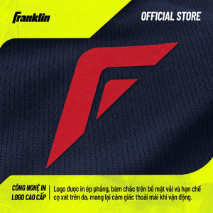 Áo Thể Thao Franklin Chính Hãng Nam Nữ | Athletic Fit | Xanh Navy/Đỏ