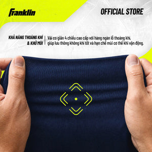 Áo Thể Thao Franklin Chính Hãng Nam Nữ | Athletic Fit | Xanh Navy/Đỏ