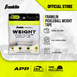Băng Dán Tăng Trọng Lượng Vợt Pickleball Franklin Weight Tape Chính Hãng – Tungsten Tape Không Chì