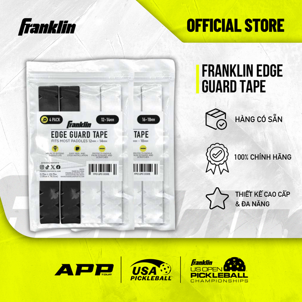 Băng Dán Tăng Trọng Lượng Vợt Pickleball Franklin Weight Tape Chính Hãng – Tungsten Tape Không Chì