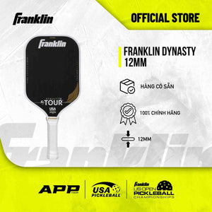 Vợt Pickleball Franklin Dynasty FS Tour 12mm Chính Hãng – Carbon Fiber T700 Thi Đấu Chuyên Nghiệp