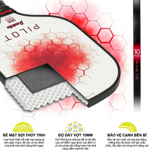Bộ Vợt Pickleball Franklin Pilot PP 2 Player Set Chính Hãng – 2 Vợt & 4 Bóng X-40