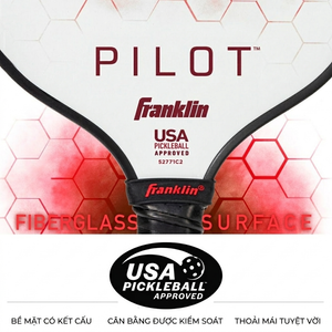 Bộ Vợt Pickleball Franklin Pilot PP 2 Player Set Chính Hãng – 2 Vợt & 4 Bóng X-40