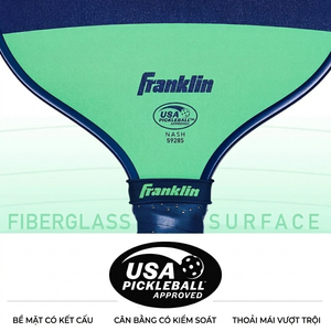 Vợt Pickleball Franklin Nash Lifestyle Chính Hãng – Fiberglass MaxGrit Chuẩn USAP