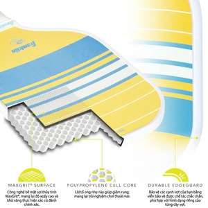 Vợt Pickleball Franklin Nash Lifestyle Chính Hãng – Fiberglass MaxGrit Chuẩn USAP
