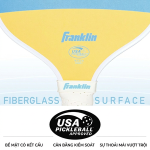 Vợt Pickleball Franklin Nash Lifestyle Chính Hãng – Fiberglass MaxGrit Chuẩn USAP