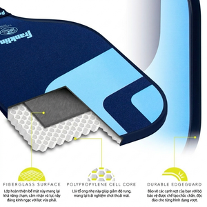 Bộ Vợt Pickleball Franklin Dagger Poly Pro 2 Player Set Chính Hãng – 2 Vợt & 4 Bóng X-40