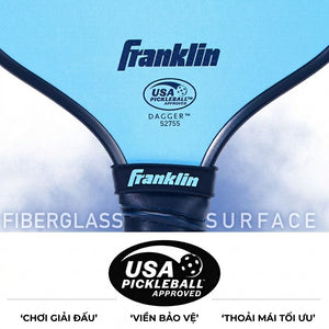 Bộ Vợt Pickleball Franklin Dagger Poly Pro 2 Player Set Chính Hãng – 2 Vợt & 4 Bóng X-40