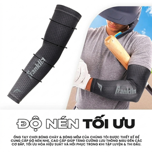 Ống Tay Thể Thao Franklin Arm Sleeve Chính Hãng – Hỗ Trợ Vận Động & Chống Nắng